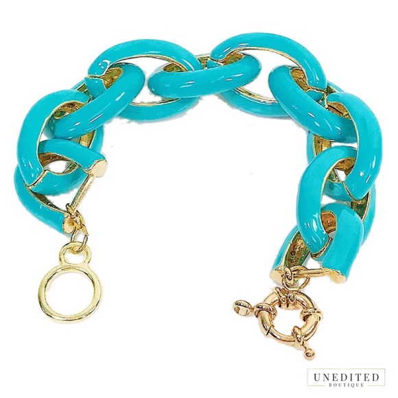 T&J Designs Jewelry - Enamel Chain Bracelet
